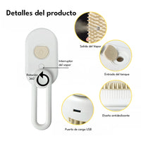 Thumbnail for Cepillo de Vapor 3 en 1: Efecto Spa Anti-Pelos 🐾✨